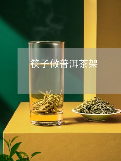 筷子做普洱茶架/2023112629369