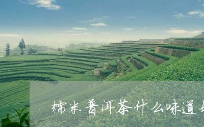 糯米普洱茶什么味道好/2023110870813