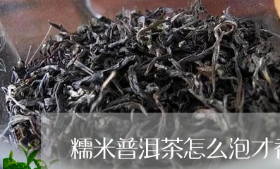 糯米普洱茶怎么泡才香/2023101706261