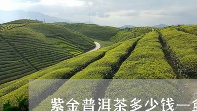 紫金普洱茶多少钱一盒/2023092610602