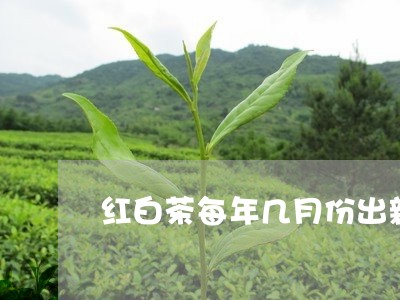 红白茶每年几月份出新茶/2023110204815