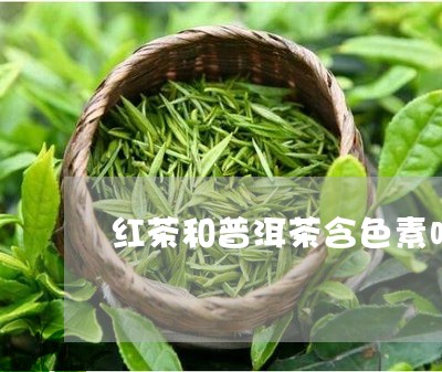 红茶和普洱茶含色素吗/2023062282738