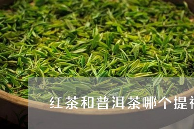 红茶和普洱茶哪个提神/2023100637371