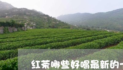 红茶哪些好喝最新的十大红茶排行/2023060212827