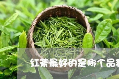 红茶最好的是哪个品种/2023071560503