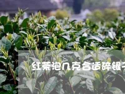 红茶泡几克合适碎银子茶怎么泡不开/2023060495057