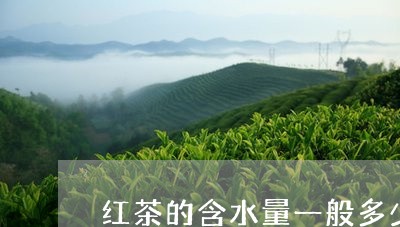 红茶的含水量一般多少/2023071519493