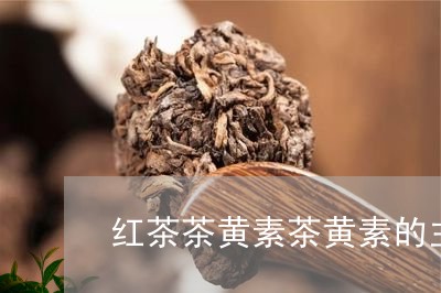 红茶茶黄素茶黄素的主要作用是/2023060107279