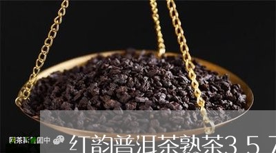 红韵普洱茶熟茶357g/2023120741684