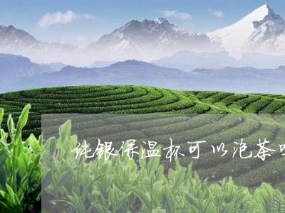 纯银保温杯可以泡茶吗/2023071527161