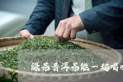 绿茶普洱茶能一起喝吗/2023061507469