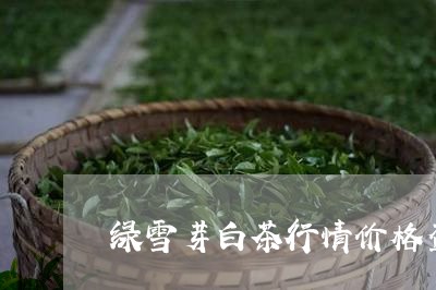 绿雪芽白茶行情价格查询/2023080131915