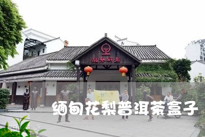 缅甸花梨普洱茶盒子/2023071118369