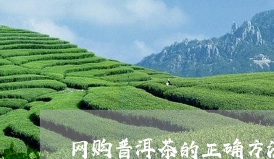 网购普洱茶的正确方法/2023073103279