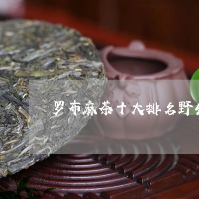 罗布麻茶十大排名野生罗布麻茶/2023053142037