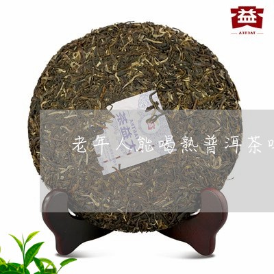 老年人能喝熟普洱茶吗/2023092671605