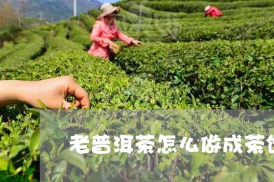 老普洱茶怎么做成茶饼喝/2023083137159