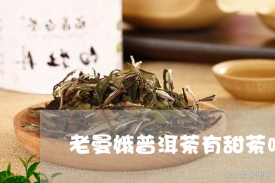 老曼娥普洱茶有甜茶吗/2023062238360