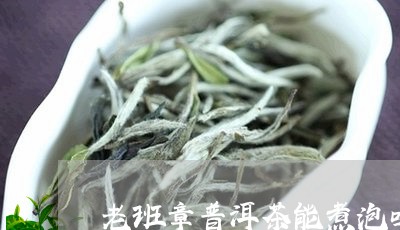 老班章普洱茶能煮泡吗/2023092561693