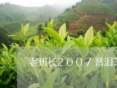 老班长2007普洱茶/2023062896269