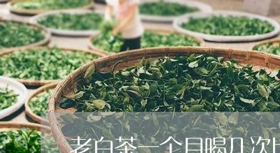 老白茶一个月喝几次比较好/2023042737282