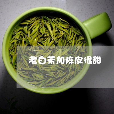 老白茶加陈皮很甜/2023071320584