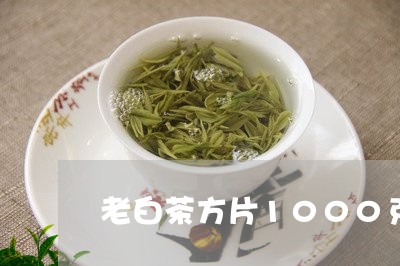 老白茶方片1000克/2023080161703