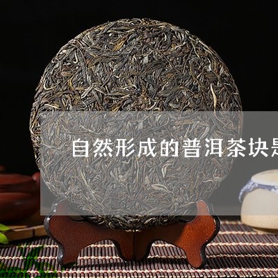 自然形成的普洱茶块是什么/2023121898270
