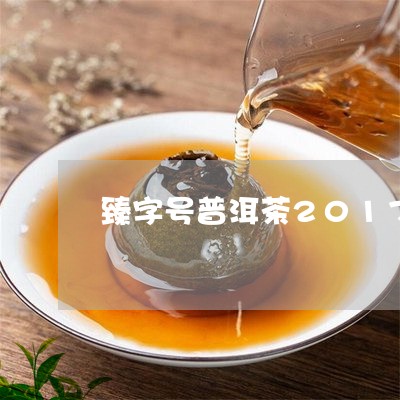 臻字号普洱茶2017/2023080311739