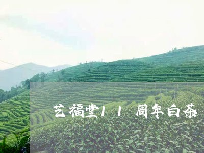 艺福堂11周年白茶/2023071447260