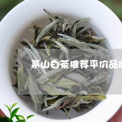 茅山白茶推荐平价品牌排行/2023042898370