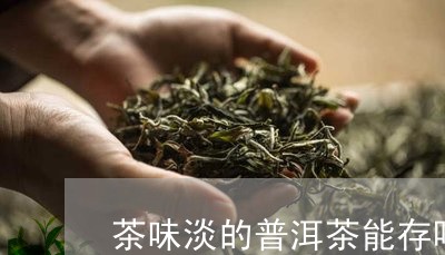 茶味淡的普洱茶能存吗一年/2023121869935