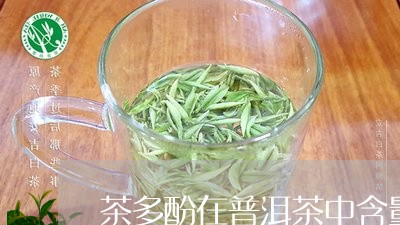 茶多酚在普洱茶中含量/2023062416158