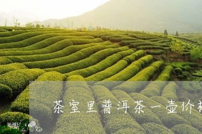 茶室里普洱茶一壶价格/2023092979684