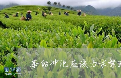 茶的冲泡应该力求繁琐/2023071540383