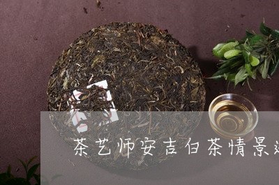 茶艺师安吉白茶情景述说/2023110328352