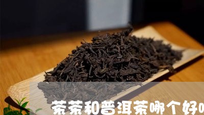 茶茶和普洱茶哪个好喝/2023080319482