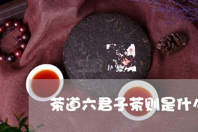 茶道六君子茶则是什么/2023071615049