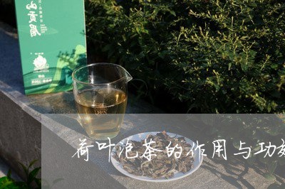 荷叶泡茶的作用与功效/2023092006239