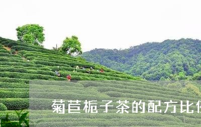 菊苣栀子茶的配方比例/2023060980714