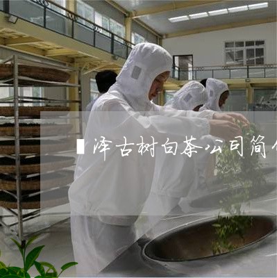 菏泽古树白茶公司简介图片/2023042892482