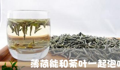 薄荷能和茶叶一起泡吗/2023061141493