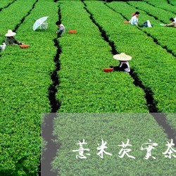 薏米芡实茶的功效及副作用/2023051194158