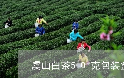 虞山白茶50克包装盒/2023092782505