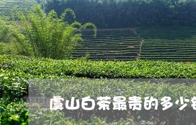 虞山白茶最贵的多少钱一斤/2023042810626