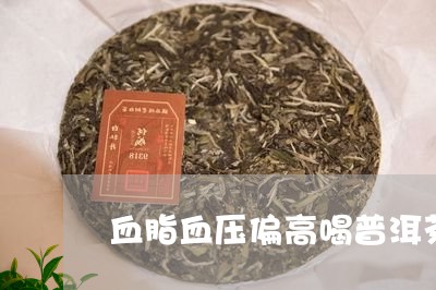 血脂血压偏高喝普洱茶/2023080247361