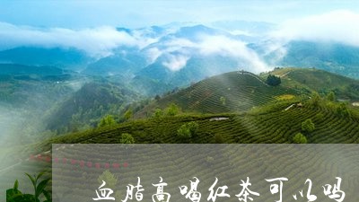 血脂高喝红茶可以吗/2023042142615