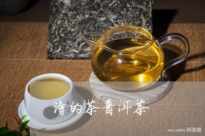 诗的茶普洱茶/2023042850008