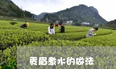 贡眉煮水的做法/2023112543917