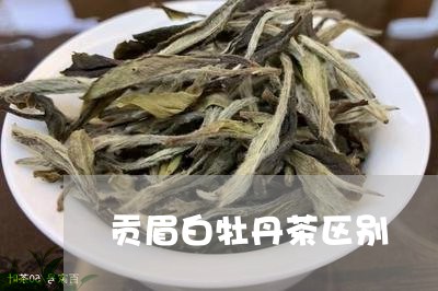 贡眉白牡丹茶区别/2023090792958